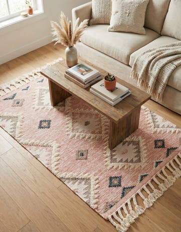 4' 1 x 6' 1 Hand Woven Arizona Wool Rug