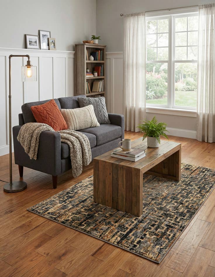 Detail image of 4' x 6' Saturn Rug