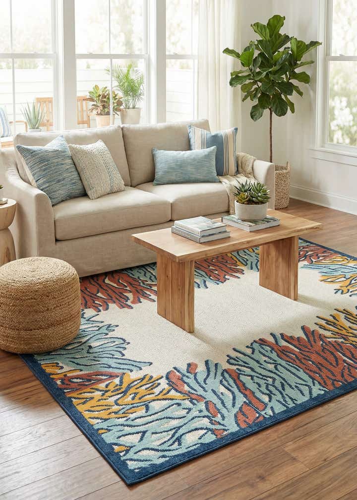 7' x 10' Easy-Clean Belize Indoor / Outdoor Rug