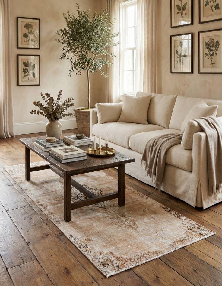 Detail image of  2' 10 x 5' 7  Hand Knotted Ultra Vintage Persian Wool Rug