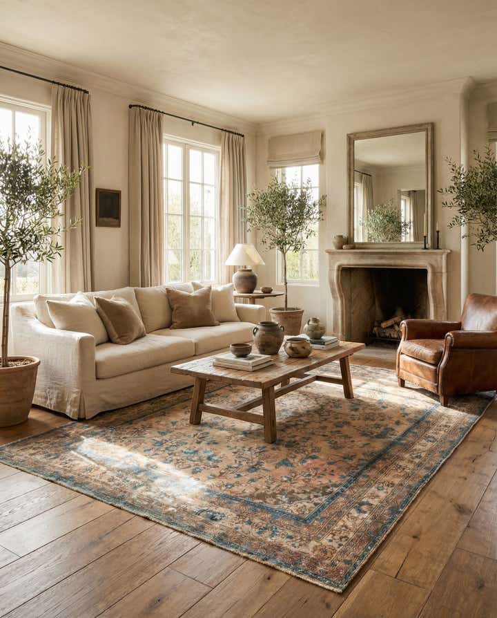 8' 8 x 12' 2 Hand Knotted Ultra Vintage Persian Wool Rug