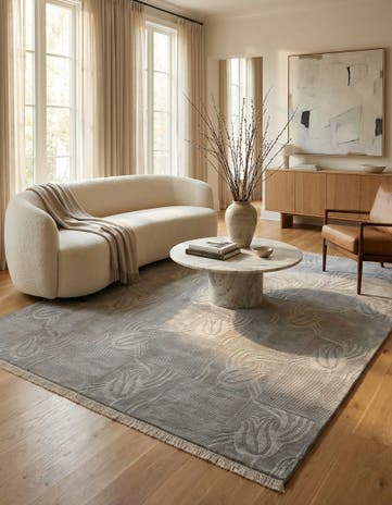 8' x 9' 11 Hand Knotted Darya Wool Rug