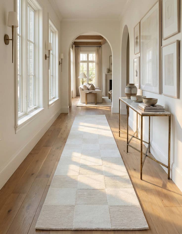 Detail image of 2' 9 x 13' 3  Hand Knotted Darya Wool Runner Rug