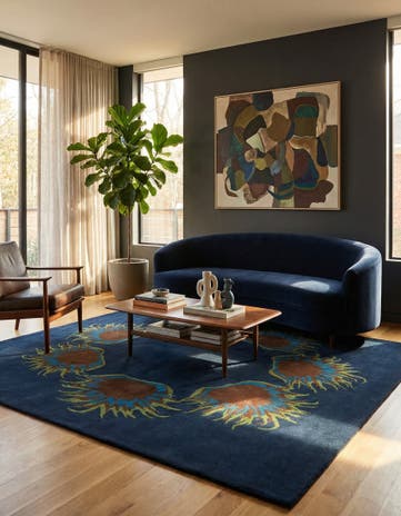 7' 5 x 7' 6 Luna Square Rug