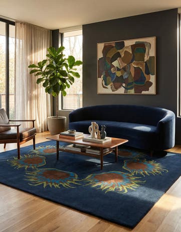 7' 5 x 7' 6 Luna Square Rug