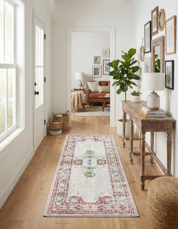 Ivory Amulet Runner Rug
