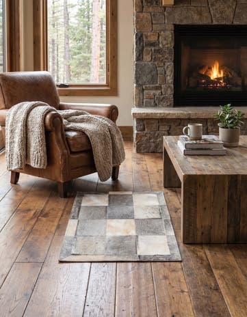 2' x 3' Cowhide Rug