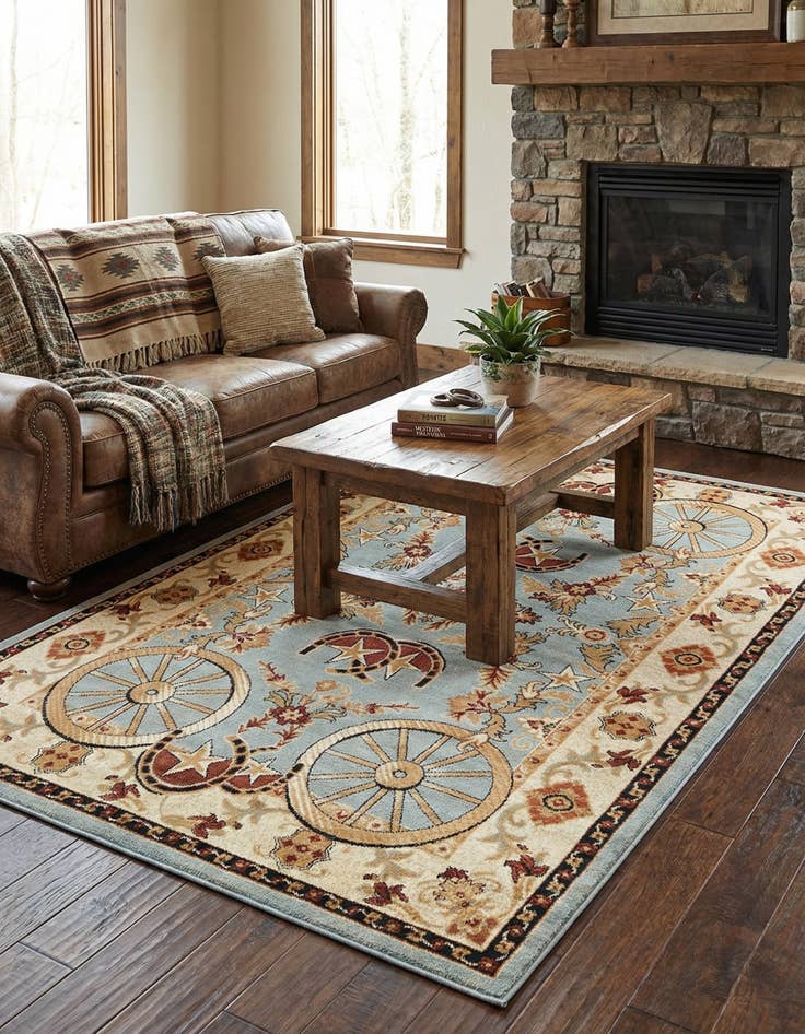 Detail image of  6' x 9' Pioneer Rug