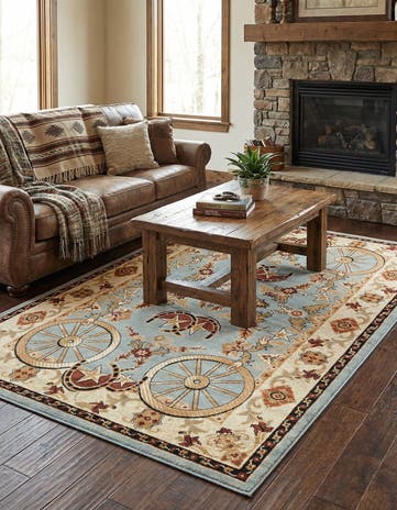 Blue Pioneer Rug