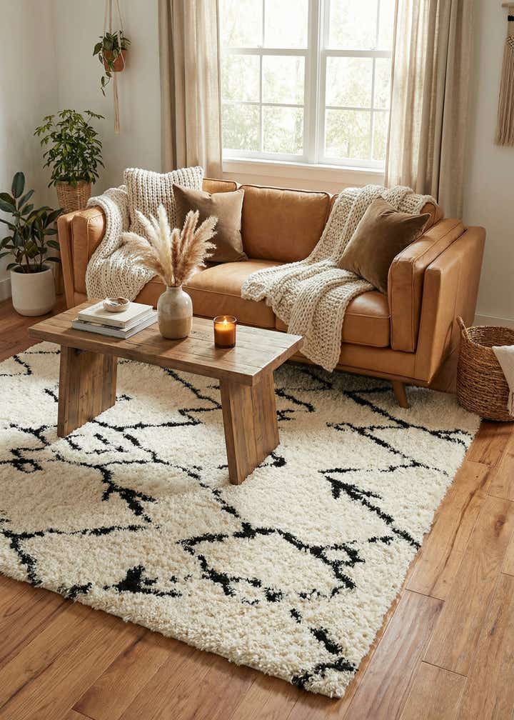 8' x 8' Infinity Shag Square Rug