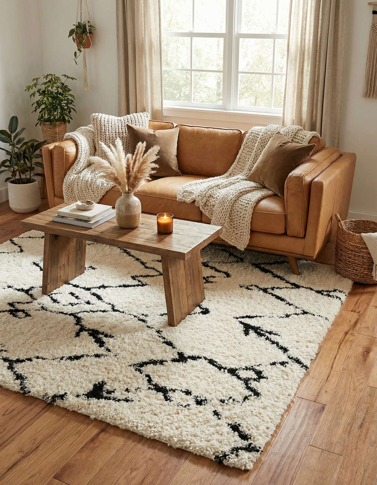 8' x 8' Infinity Shag Square Rug