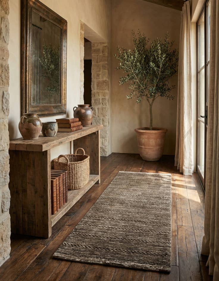 Detail image of 2' 7 x 7' 11 Juma Wool Runner Rug