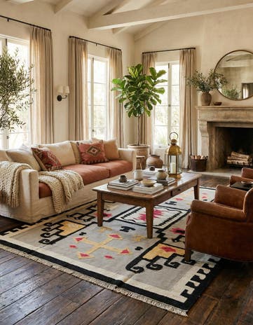 8' 10 x 12' 8 Hand Knotted Darya Wool Rug