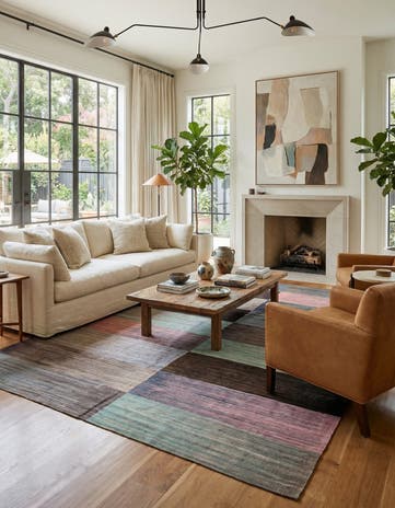 10' x 13' 6 Hand Woven Kilim Modern Wool Rug