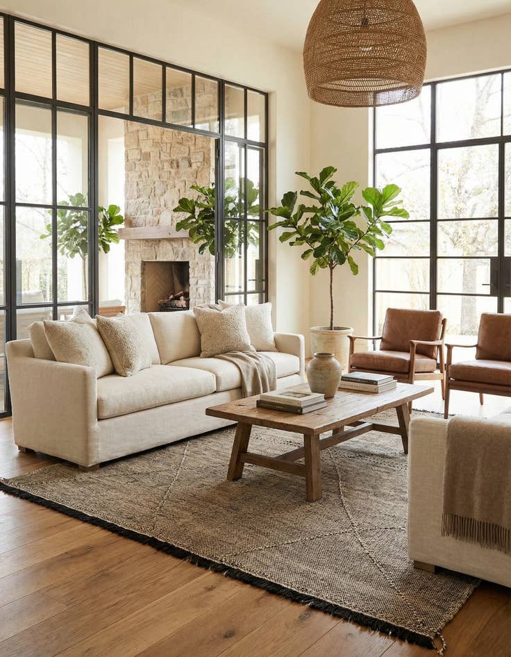 Detail image of 8' 8 x 9' 8  Hand Knotted Moroccan Wool Rug