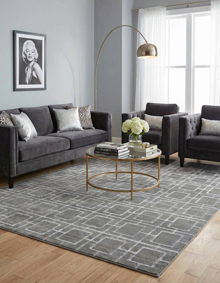 Detail image of  10' x 13'  Marilyn Monroe™ Glam Deco Rug