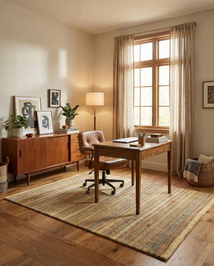 4' 6 x 6' 4 Juma Wool Rug