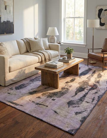 4' 4 x 6' Hand Knotted Ultra Vintage Persian Wool Rug
