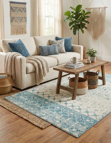 4' x 6' Moroccan Trellis Rug