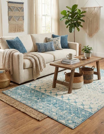 4' x 6' Moroccan Trellis Rug