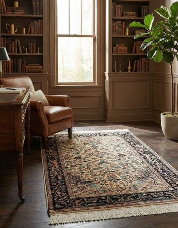 3' 2 x 5' 3 Hand Knotted Bokhara Oriental Rug