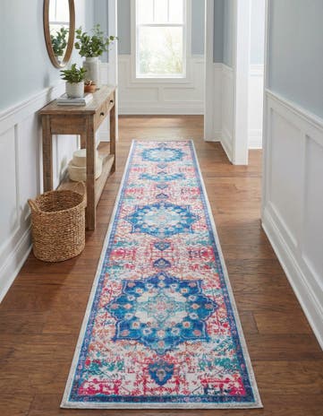 2' x 13' Washable Francesca Runner Rug