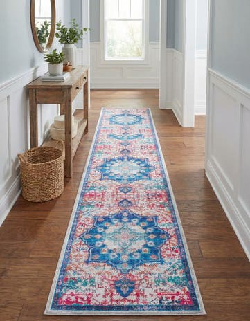 2' x 13' Washable Francesca Runner Rug