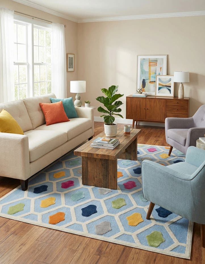 7' 10 x 10' Easy-Clean Aruba Indoor / Outdoor ...