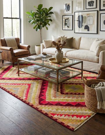 5' 6 x 8' Hand Knotted Darya Rug