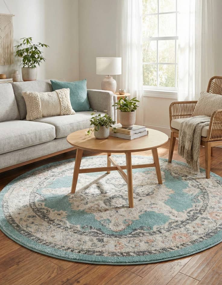 Detail image of  5' x 5' Parker Round Rug