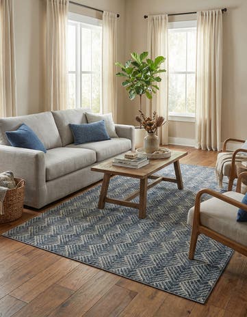 5' 3 x 8' Eco Trellis Rug