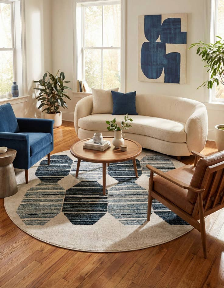 Detail image of 10' x 10' Aramis Round Rug