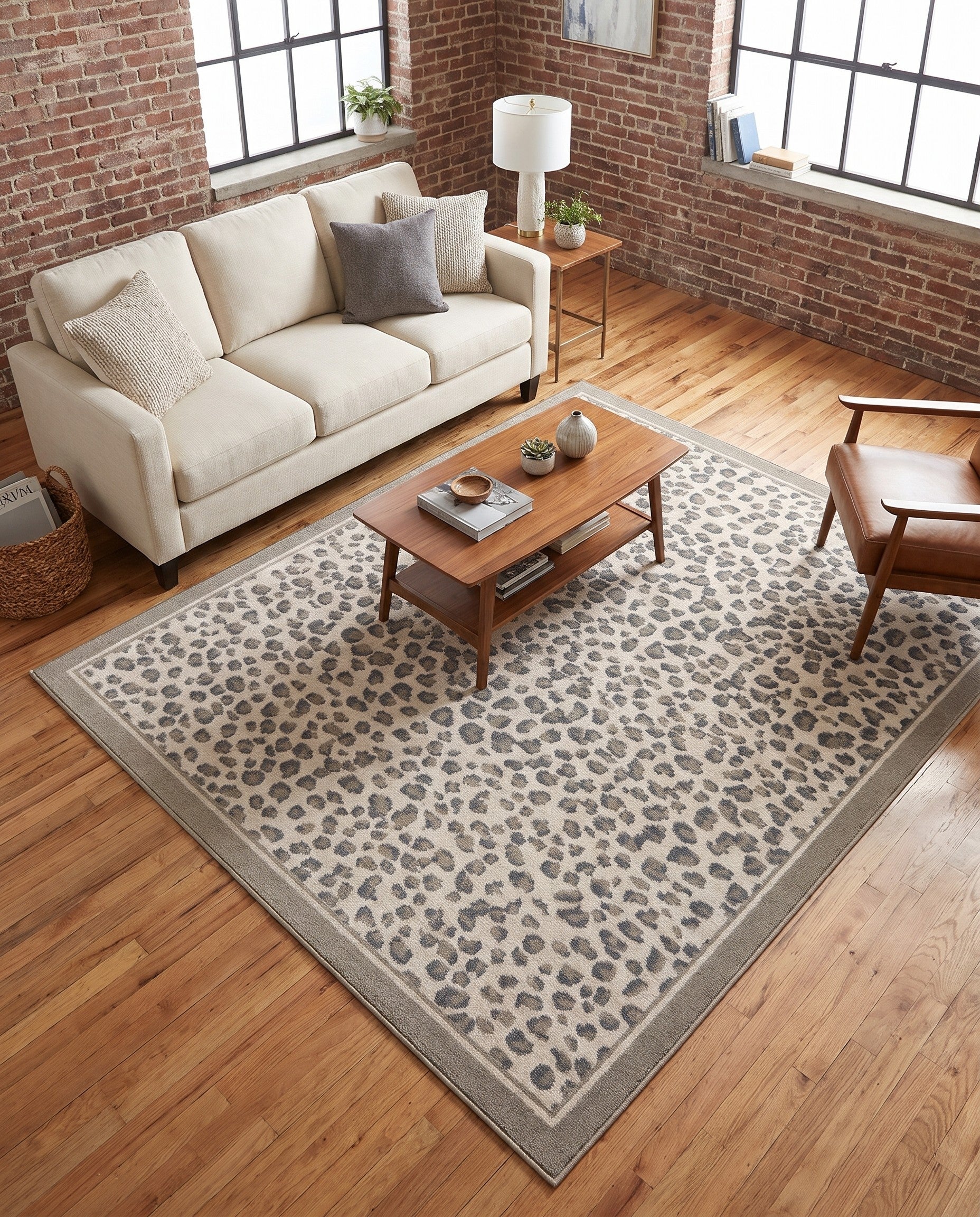 185cm x 185cm Safari Square Rug