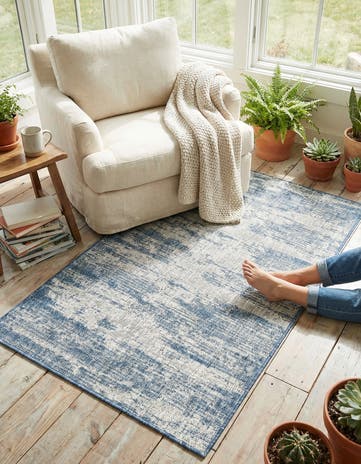3' x 5' 3 Easy-Clean Modern Indoor / Outdoor Rug