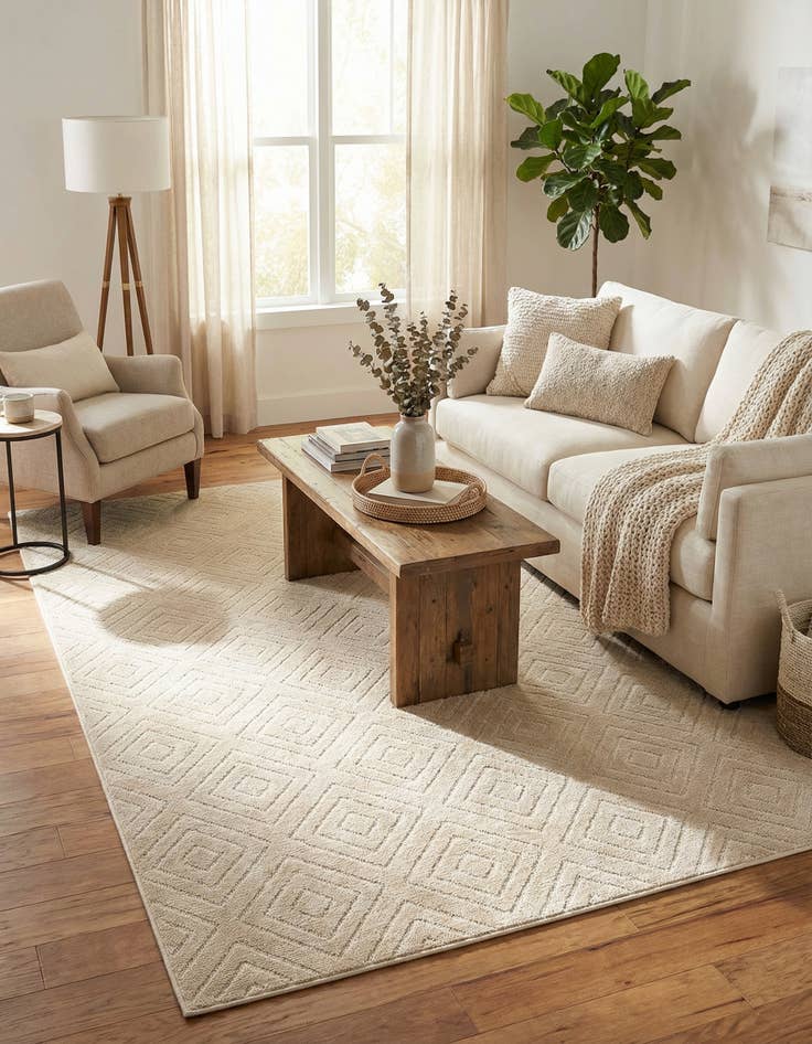 Detail image of  5' x 8'  Washable Sabrina Soto Indoor / Outdoor Rug