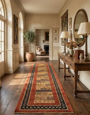 2' 8 x 13' 2 Luribaft Wool Runner Rug