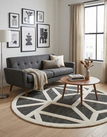 6' x 6' Prismatic Round Rug