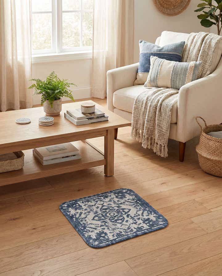 1' 4 x 1' 4 Easy-Clean Jill Zarin Dubai Indoor / Outdoor Sample Rug