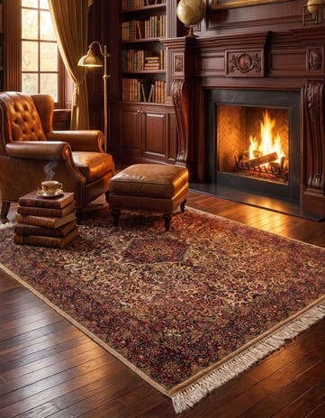 4' 1 x 5' 11 Kashmir Rug