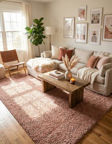 9' 10 x 14' Jill Zarin Shaggy Chic Rug