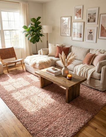 9' 10 x 14' Jill Zarin Shaggy Chic Rug