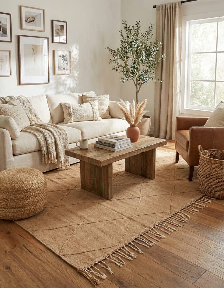 Detail image of 5' x 10' 10  Hand Knotted Moroccan Wool Runner Rug