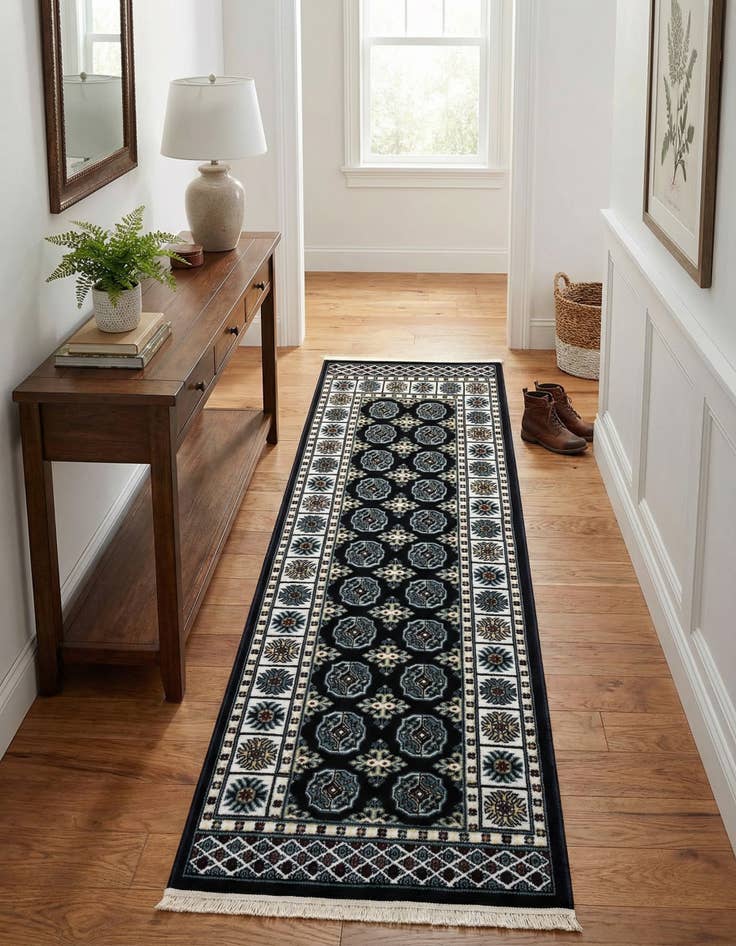 Detail image of 2' x 6' Nain Design Runner Rug