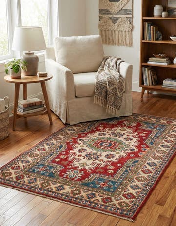 3' 2 x 5' 1 Hand Knotted Kazak Rug