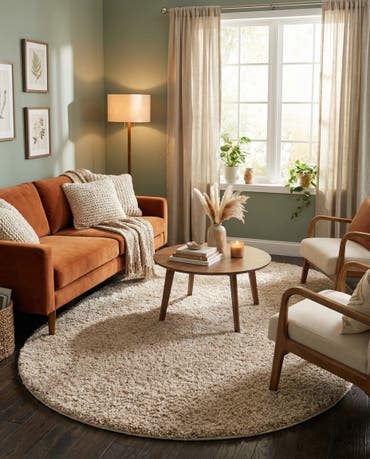  8' x 10' Everyday Shag Oval Rug