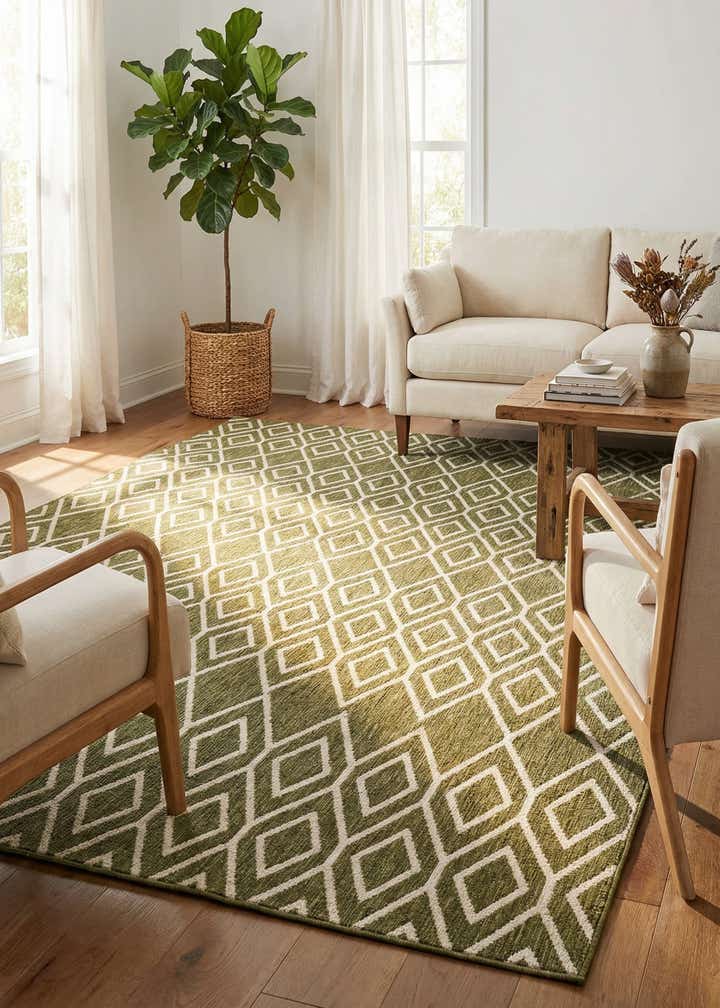 9' x 12' Easy-Clean Jill Zarin Turks and Caicos Indoor / Outdoor Rug