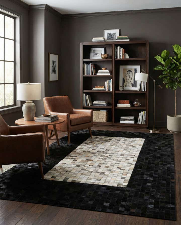 5' x 7' 11 Cowhide - Patchwork Rug