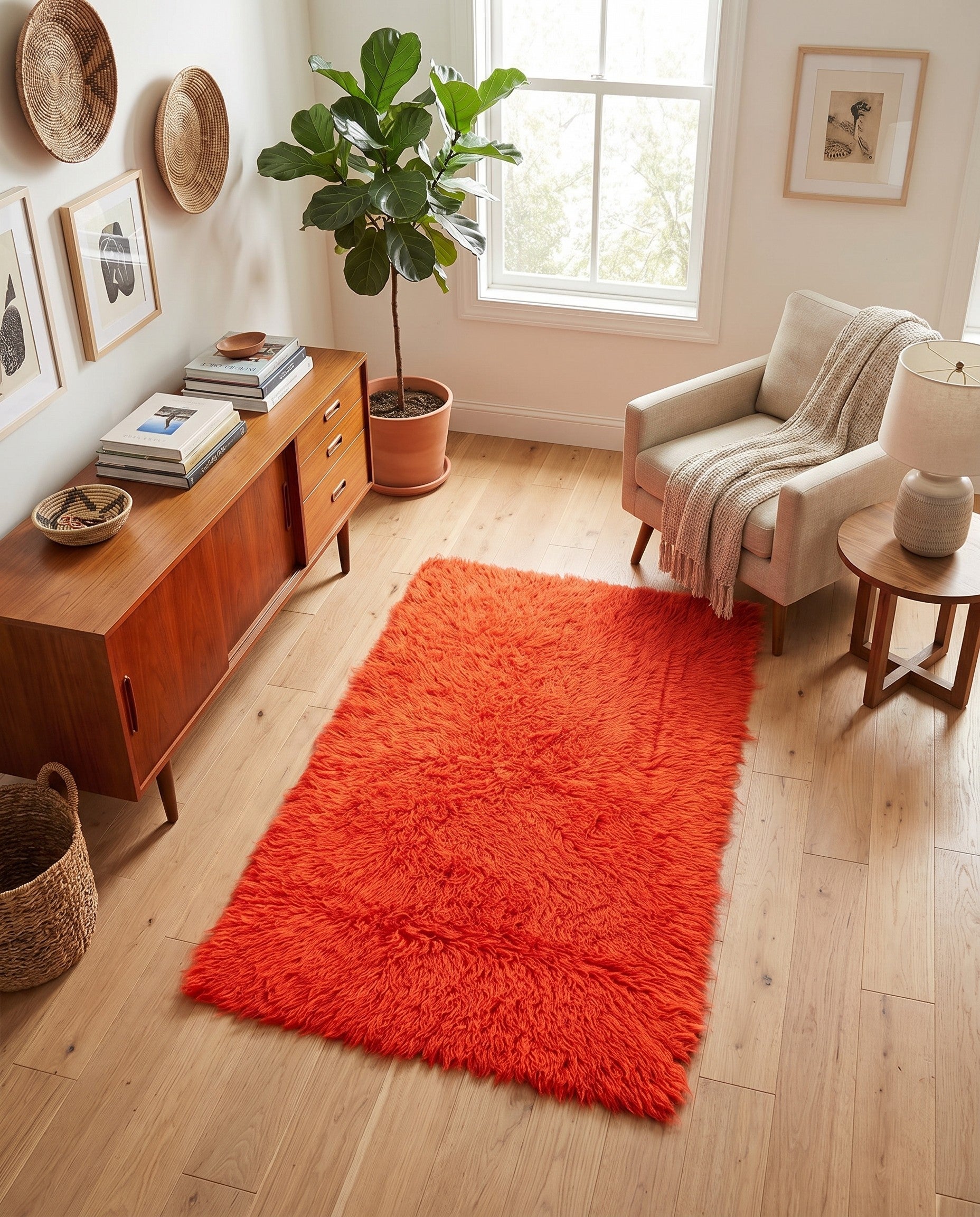 3' 1 x 5' 3 Hand Knotted Moroccan Wool Rug