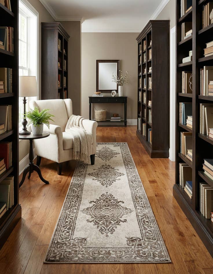 Detail image of 2' x 8' Hermitage Runner Rug