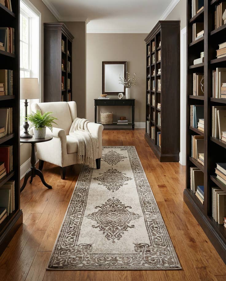 Detail image of 2' x 8' Hermitage Runner Rug